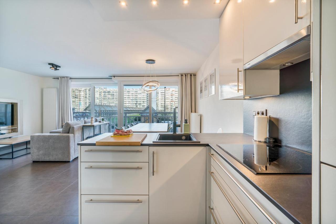 Modern App 6P Met Topligging - Aan Strand & Haven Blankenberge Extérieur photo